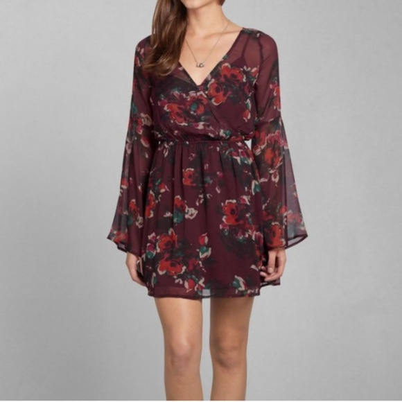 abercrombie floral dress